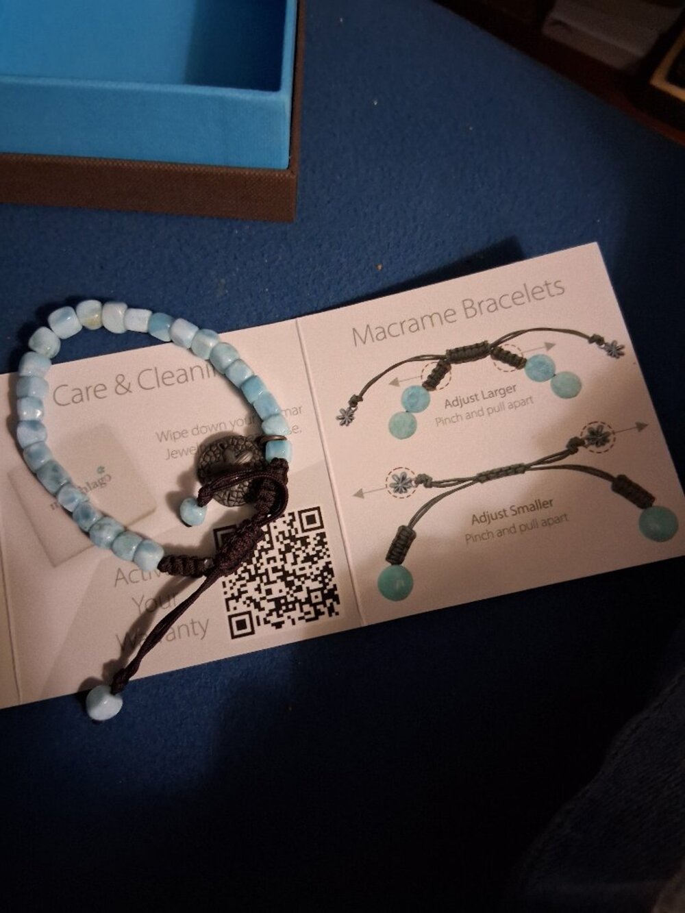 Marahlaga macrame bracelet